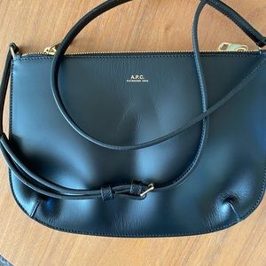 A.P.C. New without tag Sarah bag in black.